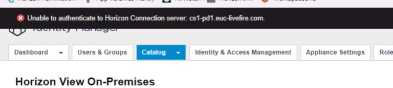 vmware horizon client http error 500 vmware horizon client http error 500
